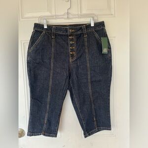 Wild Fable  Stylish Dark Blue Women's Crop Jeans size 12. New with tags.